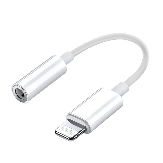 3.5 mm Headphone Jack Adapter Connector Only Supported Music Control Audio Adapter for Phone Xs