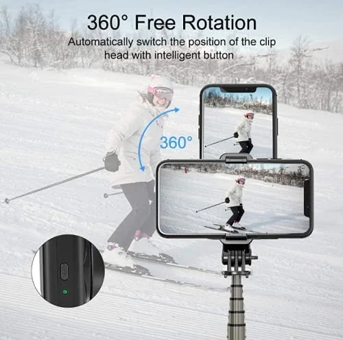 61 Inch Selfie Stick Tripod, Extendable To 61 Inche Tripod Stand With Wireless Remote