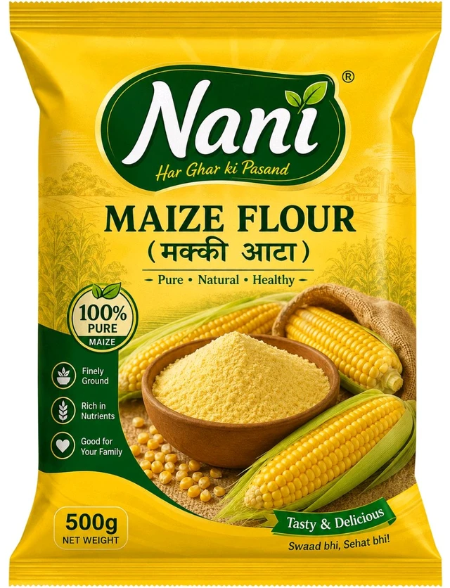 Nani Makki Atta| Corn Flour | Maize Flour (500g)