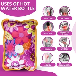 Heating Bag Hot Water Bag Electric Heating Pad for Back Pain Hot Bags for Pain Relief Heat Pouch Hot Pack for Period Cramps (Hot Water Bag)