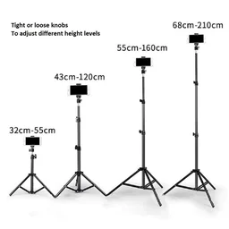 Lightweight & Portable Portable Long Tripod Stand with Adjustable Mobile Clip Holder for All Mobiles & Cameras