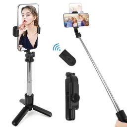 Selfie Stick with Wireless Remote, 3-in-1
