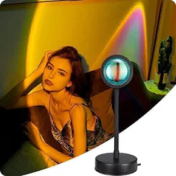 Sunset Lamp Projection Lamp Night Light Romantic 16 Colors Changing with Remote for Family Atmosphere Light for Adults, Children, Couples