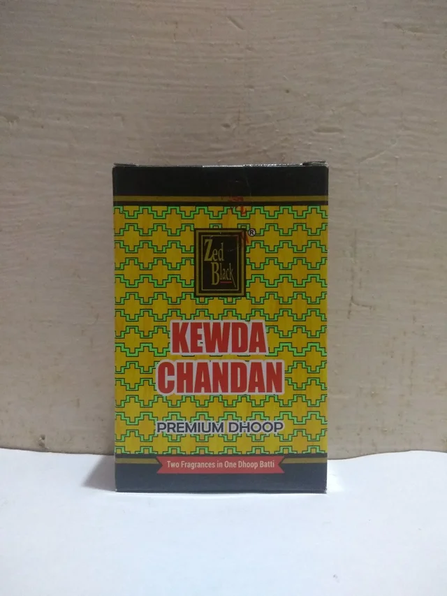 Dhup Zed Black Kewda Chandan Kaccha Kathi - 1pac (20pcs)