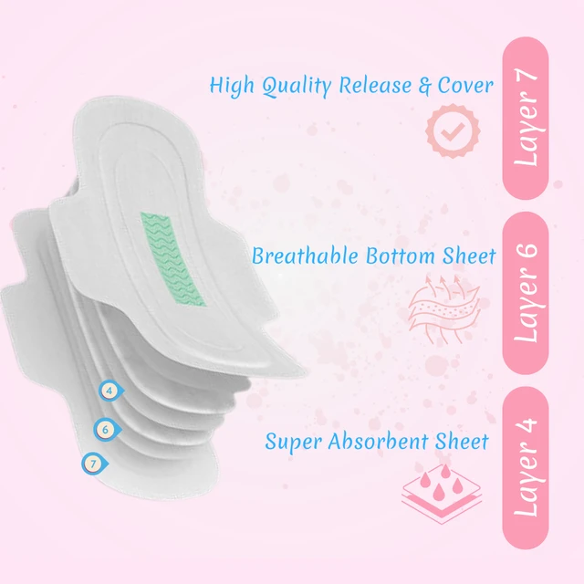 Narieo Ultra Premium Pads - Super Pack (15 XL Pads) | Quick Absorption & Extra Soft, Rash-Free, Chemical-Free - XL - 320 mm