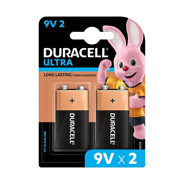 DURACELL 9 V DOUBLE ALKALINE BATTERY