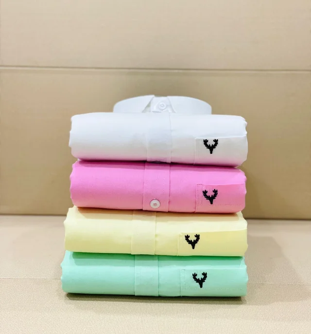 Allen Solly 4 Plain Shirt Combo - 26x24x4, M 38