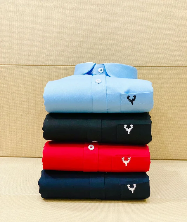 Allen Solly 4 Plain Shirt Combo - 26x24x4, M 38