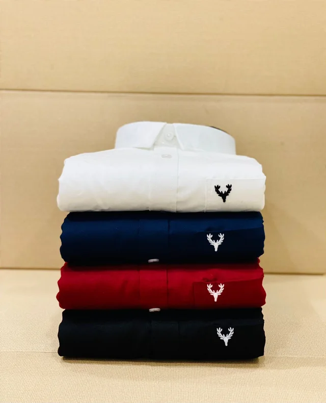Allen Solly 4 Plain Shirt Combo - 26x24x4, M 38