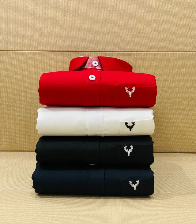 Allen Solly 4 Plain Shirt Combo - 26x24x4, M 38
