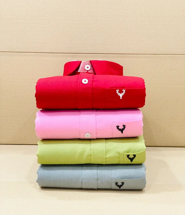 Allen Solly 4 Plain Shirt Combo - 26x24x4, M 38