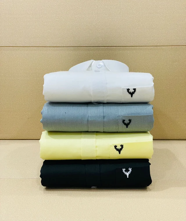 Allen Solly 4 Plain Shirt Combo - 26x24x4, M 38