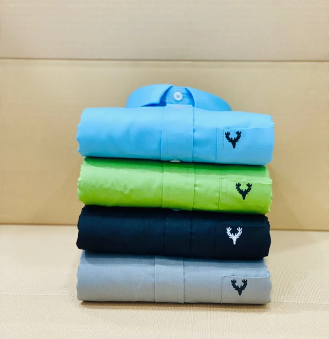 Allen Solly 4 Plain Shirt Combo - 26x24x4, M 38
