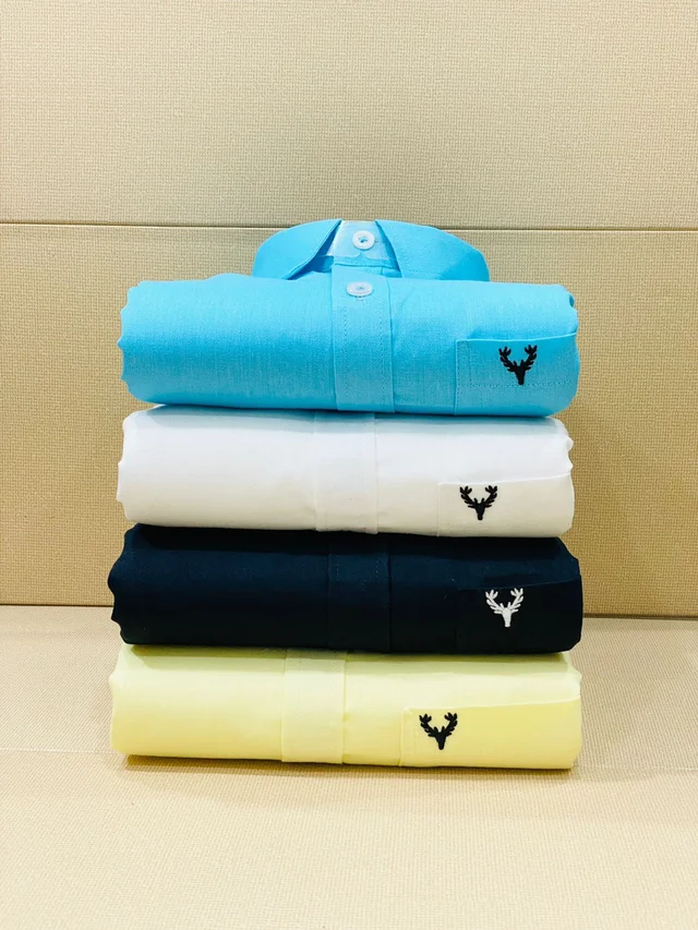Allen Solly Plain 4 Shirt Combo - 26x24x4, L 40
