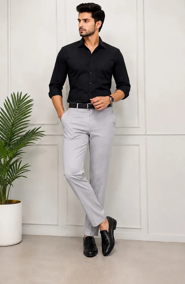 Premium Pant & Shirt Combo - L, 36