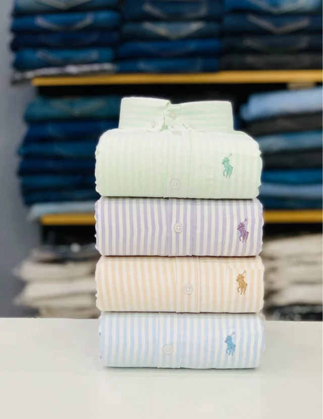 RL Polo Premium Lining Shirt (Pack of 4pc) - M