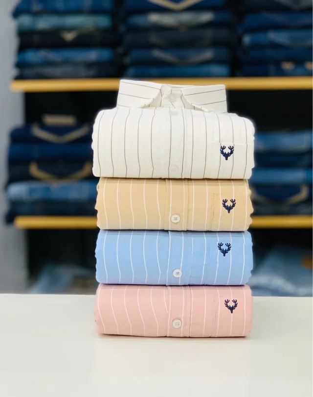 Allen Solly Lining Shirts (Pack of 4 Shirts) - L