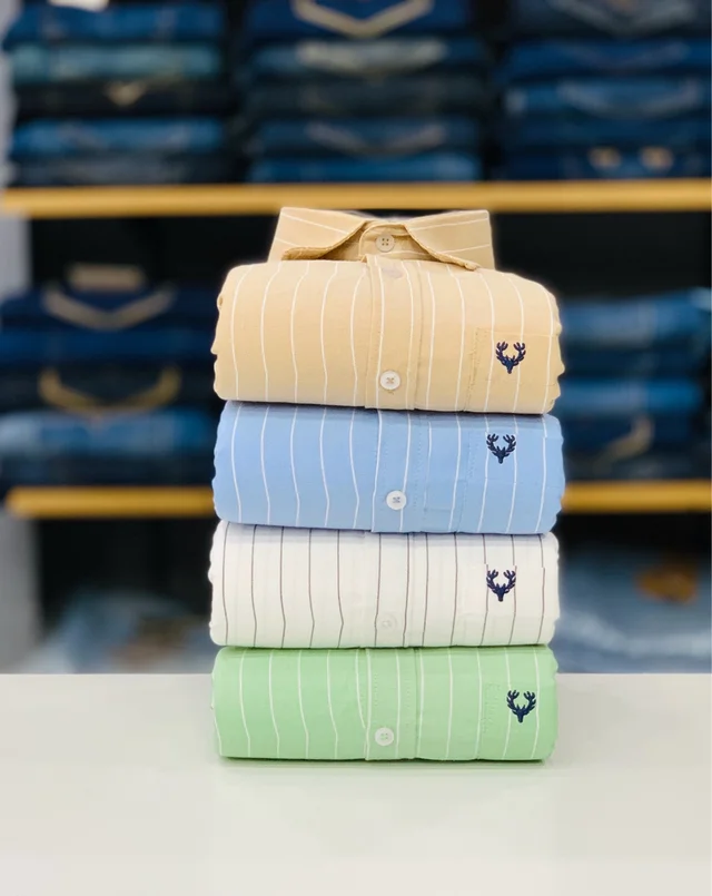 Allen Solly Lining Shirts (Pack of 4 Shirts) - M