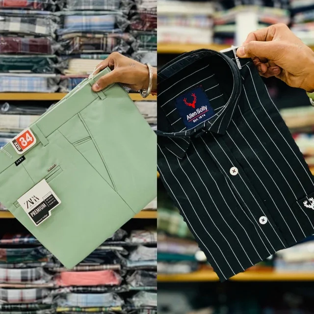 Branded Pant Shirt Combo Premium Quality - M, 32