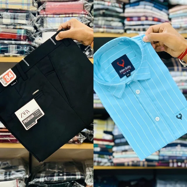 Branded Pant Shirt Combo Premium Quality - M, 32