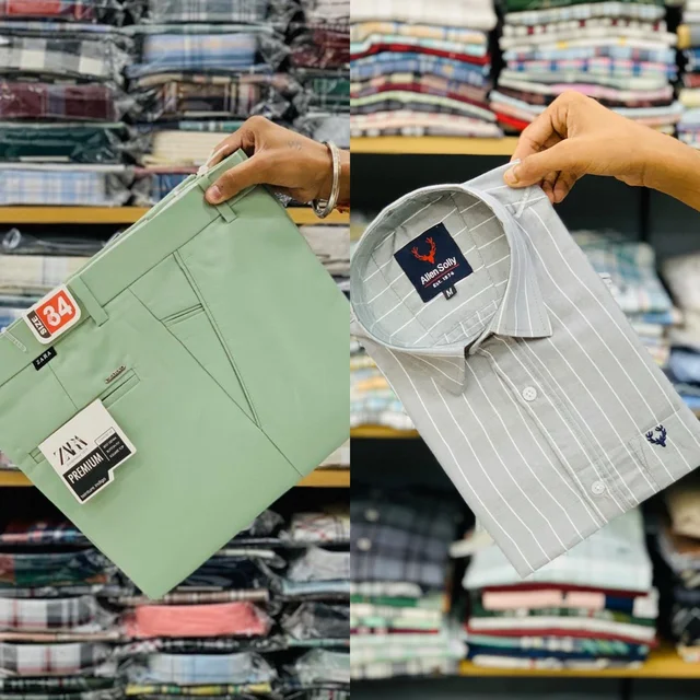 Branded Pant Shirt Combo Premium Quality - XXL, 28