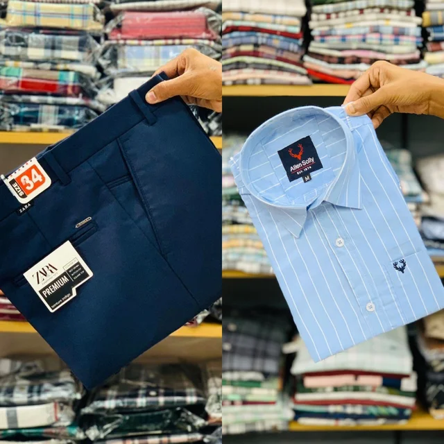 Branded Pant Shirt Combo Premium Quality - XL, 28