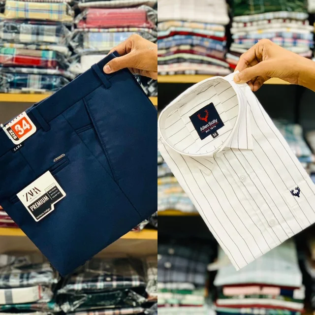 Branded Pant Shirt Combo Premium Quality - M, 36