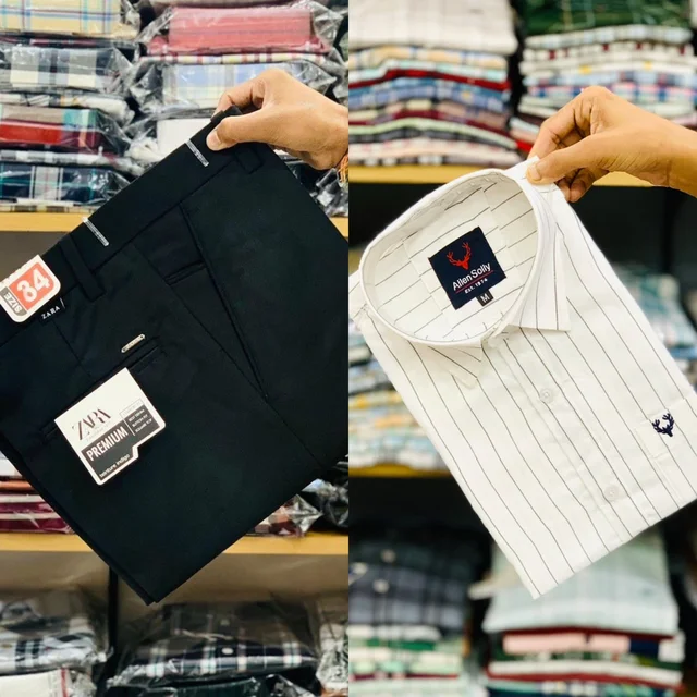 Branded Pant Shirt Combo Premium Quality - XXL, 36