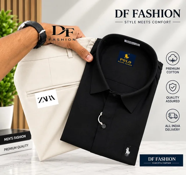 Stylish Formal Pant Shirt Combo - XXL, 30