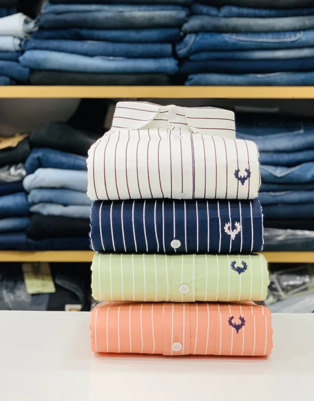 Allen Solly Lining Shirt (Combo Of 4 Shirt) - 26x24x4, XL 42