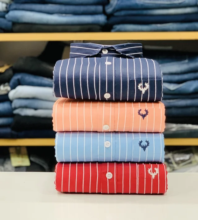 Lining Shirt (Combo Of 4 Shirt) - 26x24x4, M 38