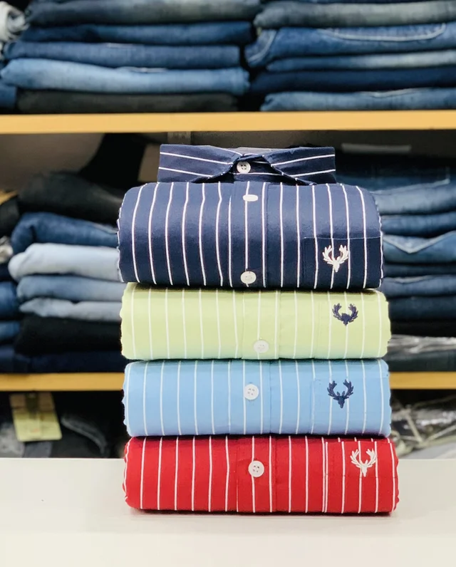 Lining Shirt (Combo Of 4 Shirt) - 26x24x4, M 38