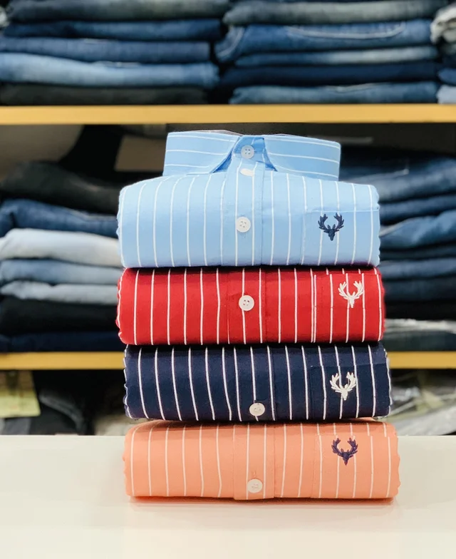 Lining Shirt (Combo Of 4 Shirt) - 26x24x4, M 38