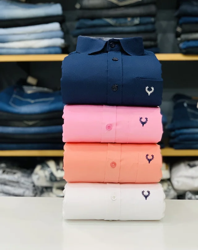 Allen Solly Plain 4 Shirt Combo - 26x24x4, L 40