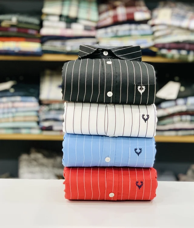 Allen Solly Lining Shirt (Combo Of 4pcs) - 26x24x4, L 40