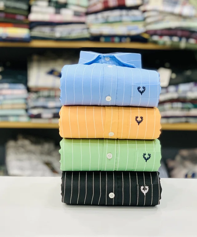 Allen Solly Lining Shirt (Combo Of 4pcs) - 26x24x4, L 40