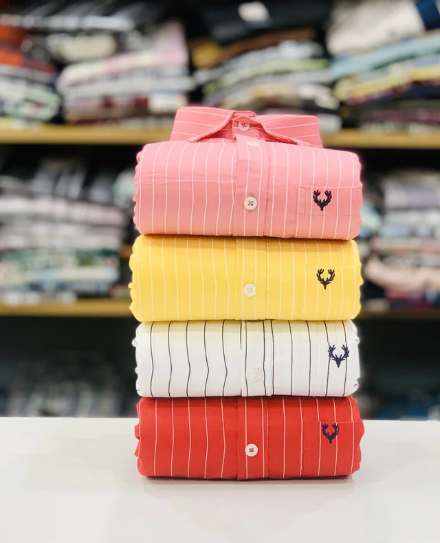 Allen Solly Lining Shirt (Combo Of 4pcs) - 26x24x4, L 40
