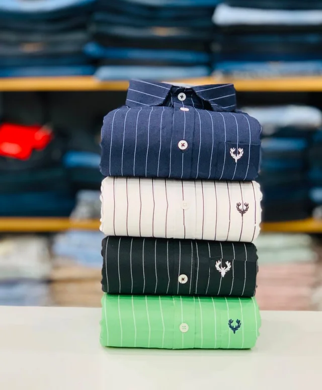 Allen Solly Lining Shirt (Combo Of 4 Shirt) - 26x24x4, M 38
