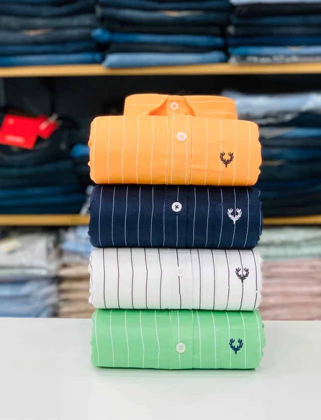 Allen Solly Lining Shirt (Combo Of 4 Shirt) - 26x24x4, XL 42