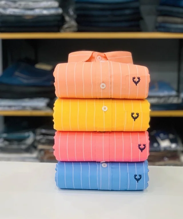 Allen Solly Lining Shirt (Combo Of 4 Shirt)