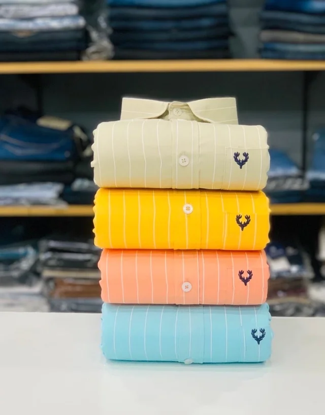 Allen Solly Lining Shirt (Combo Of 4 Shirt) - XL 42