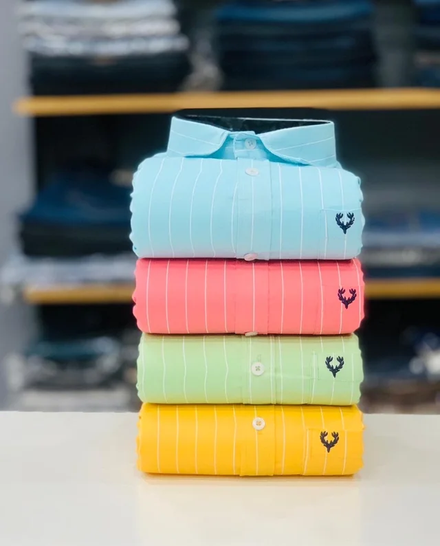 Allen Solly Lining Shirt (Combo Of 4 Shirt) - XXL 44