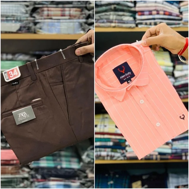Combo Of Pent & Shirt - L 40
