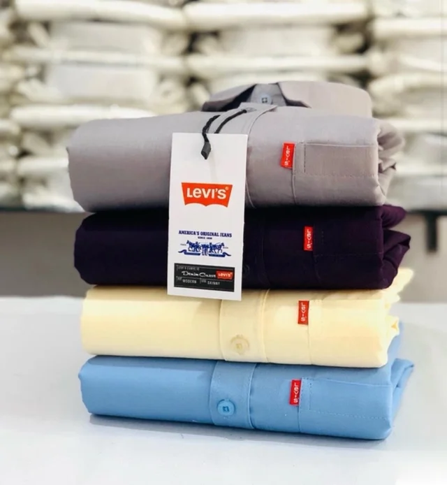 Levi’s Plain Shirt (Combo of 4 Shirt)