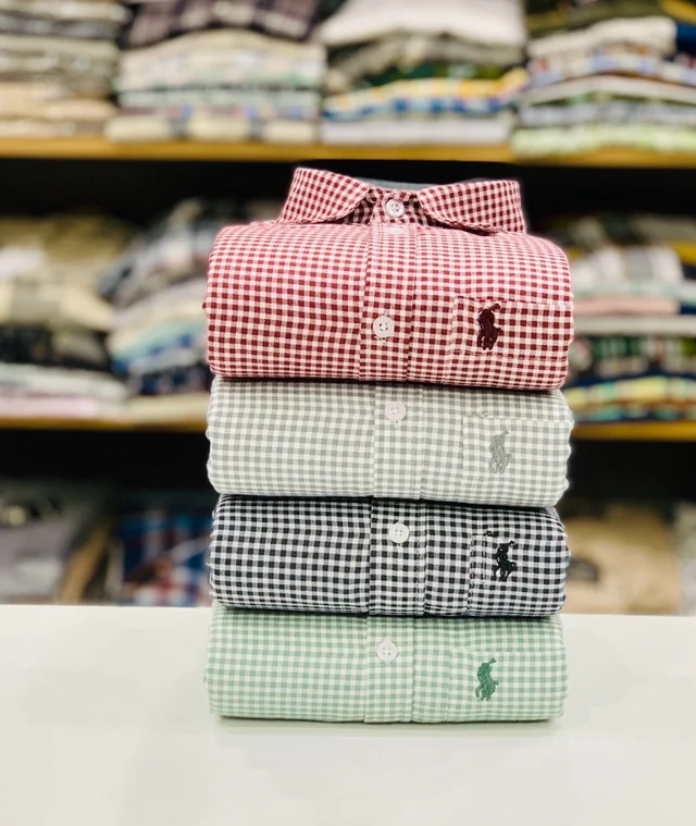 RL Polo Check Shirt (Pack of 4 Shirt)