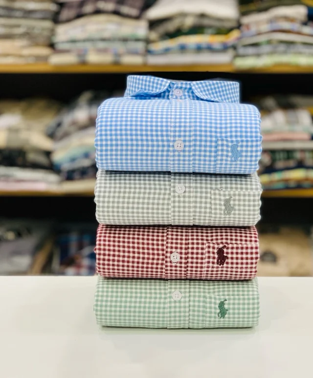 RL Polo Check Shirt (Pack of 4 Shirt)