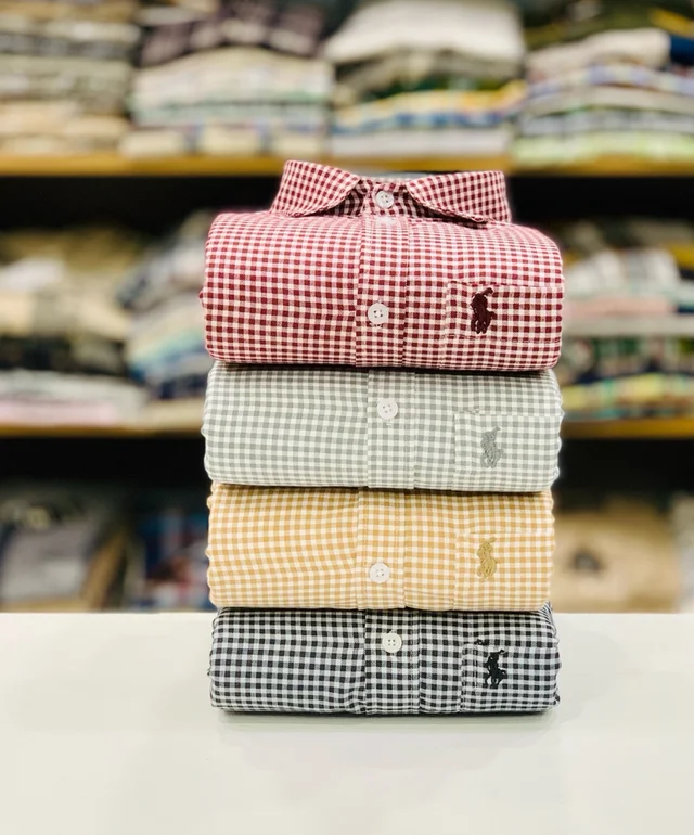 RL Polo Check Shirt (Pack of 4 Shirt)