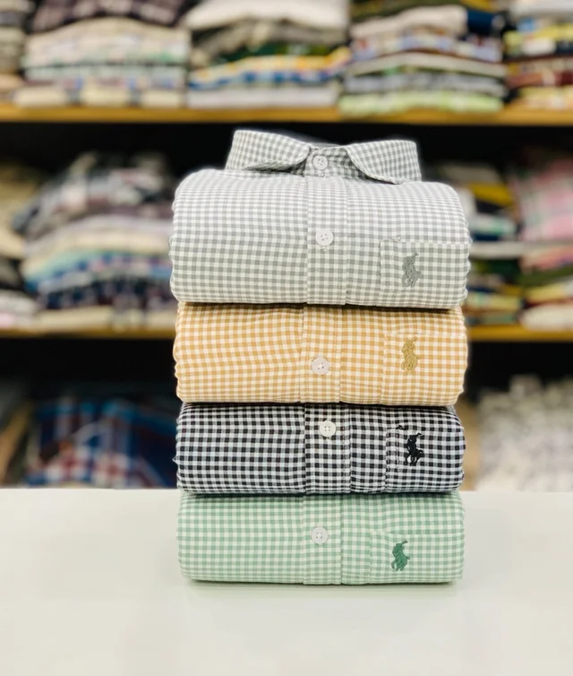 RL Polo Check Shirt (Pack of 4 Shirt) - XL