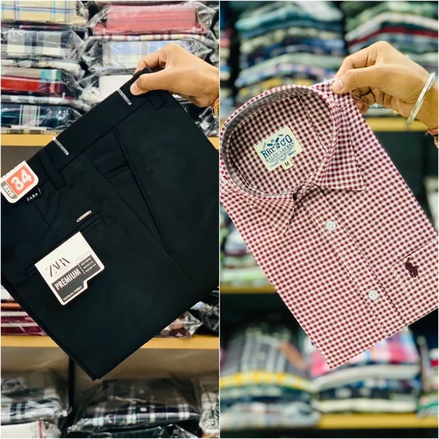 Trending Pant Shirt Combo Offer - M, 36