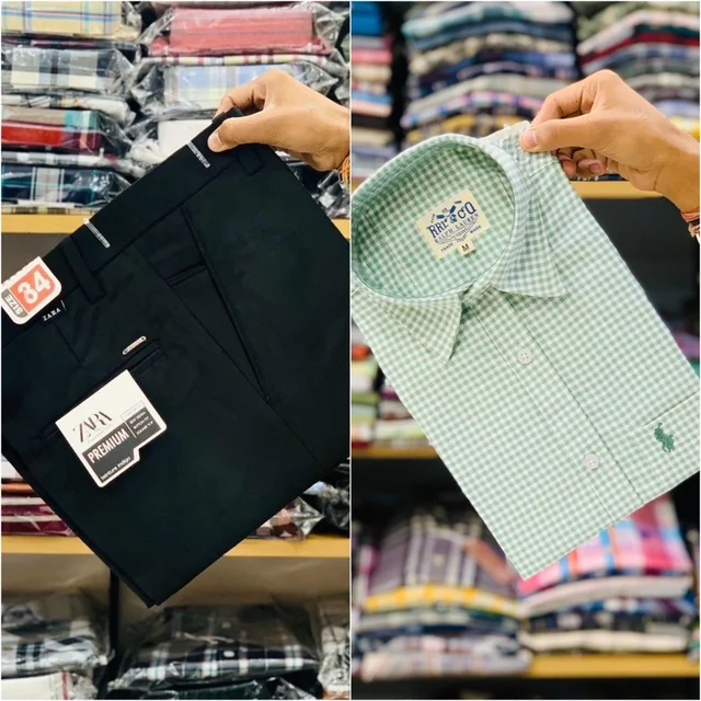 Trending Pant Shirt Combo Offer - M, 34